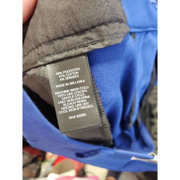 NEW Express Columnist 00 Barely Boot Royal Blue Pant Trouser Career Classic - Picture 4 of 6